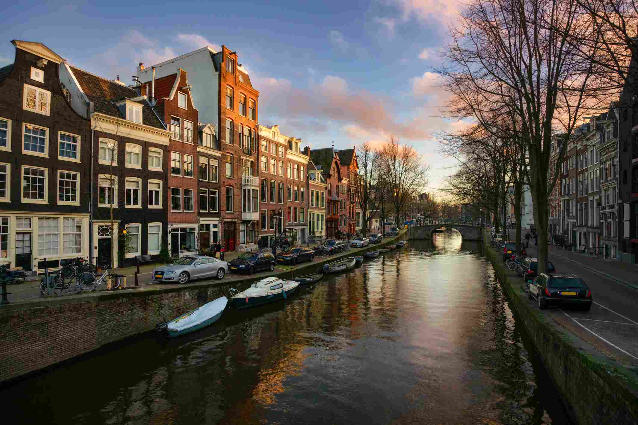 Canal and distinctive buildings