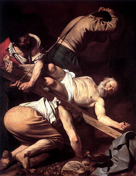 Caravaggio Crucifixion Peter