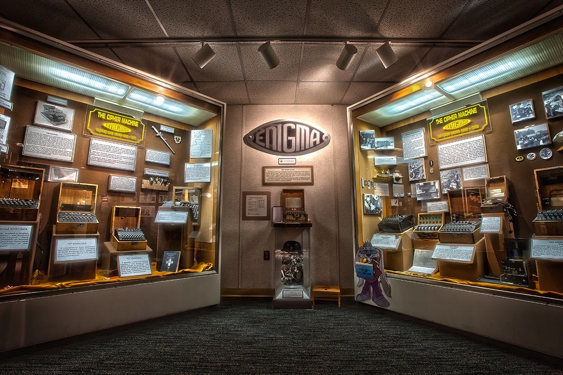 Enigma exhibit at the National Cryptologic Museum