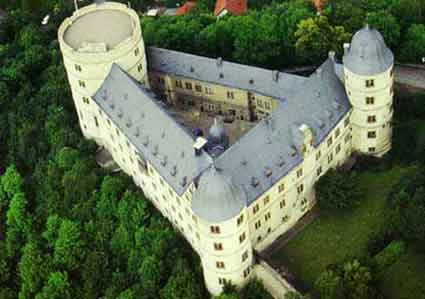 Arial photograph of Wewelsburg Castle