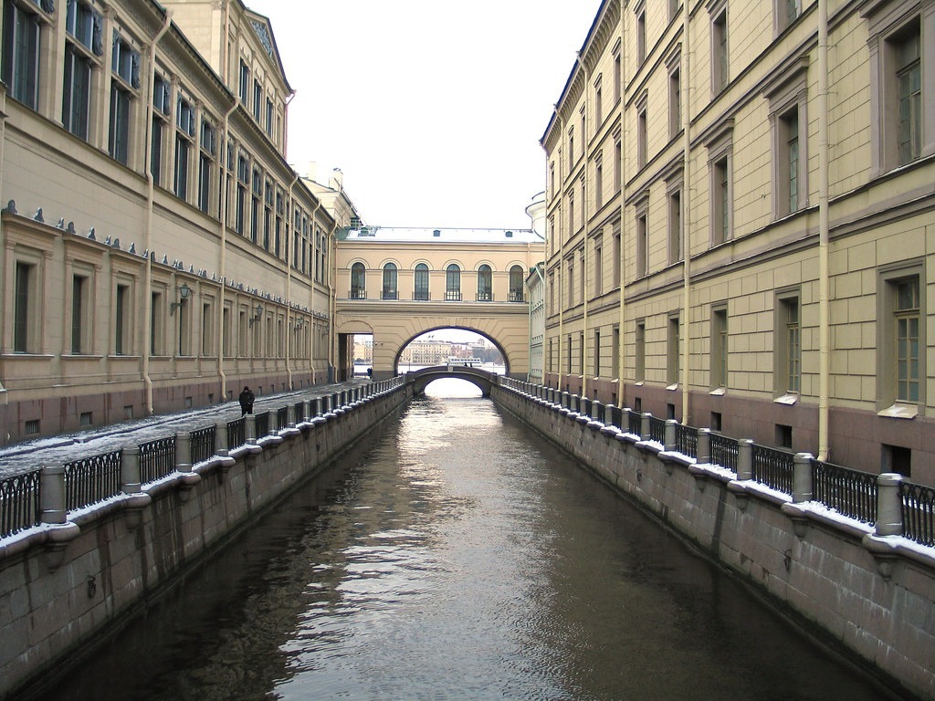 The Winter Canal, St Petersberg