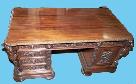 French Partner's Desk - c.1890