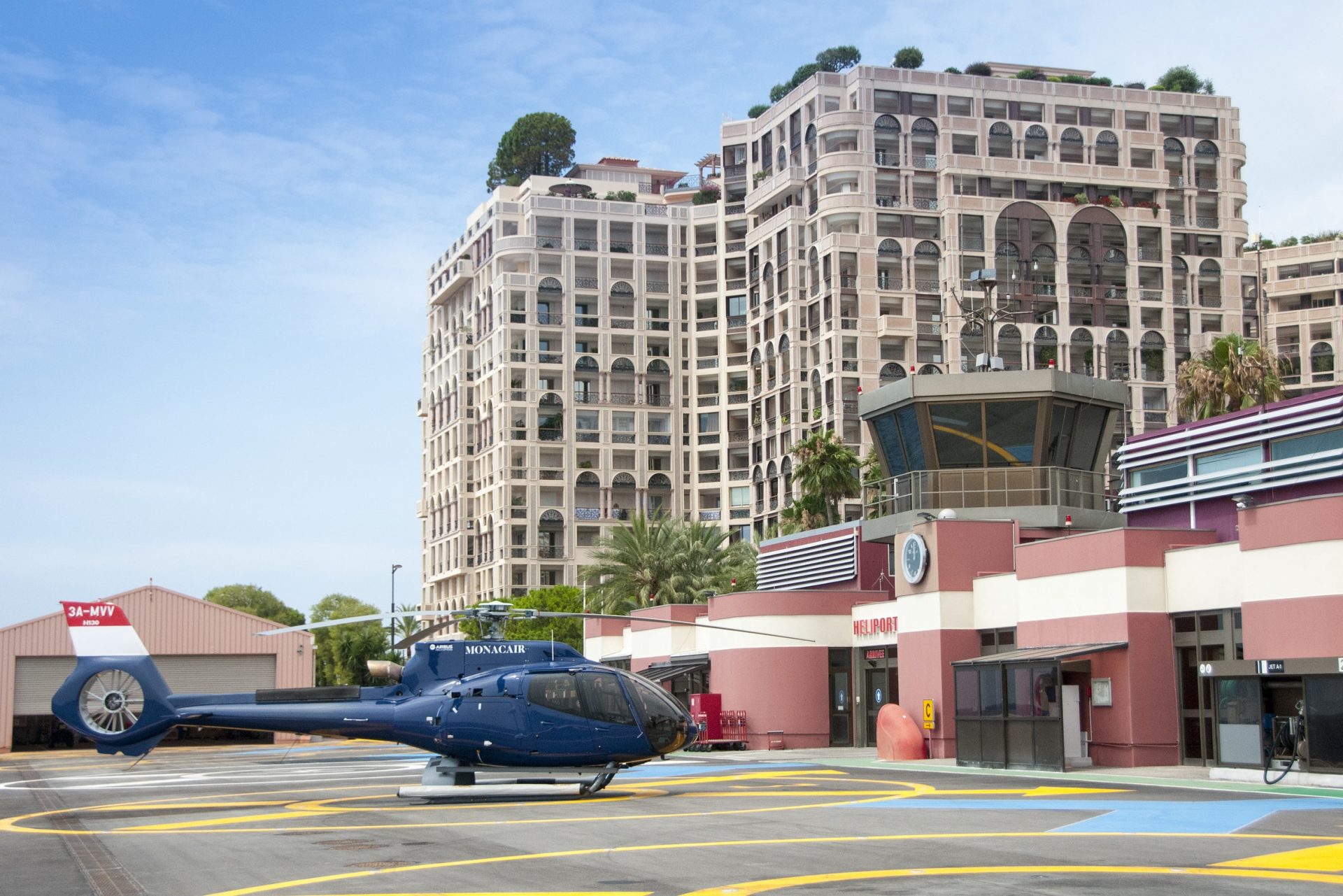 Monaco heliport