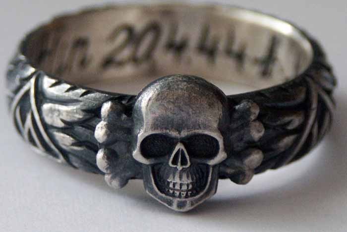 A Totenkopfring (Death's Head ring)